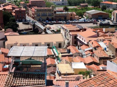 Panorama di Bosa da Via Belvedere